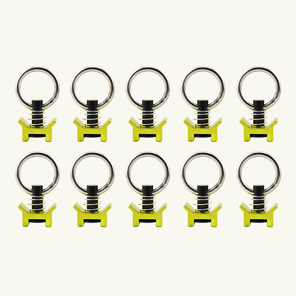 Venture L-Track Adjustable Tie Down Ring (10 Pack)